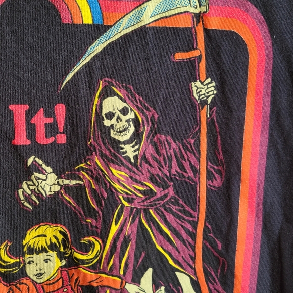 Steven Rhodes Mens XL Hobbies & Games T Shirt Black Tag You’re It! Short Sleeve - Picture 6 of 11